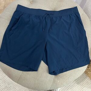 Athletic Works Navy Blue Active Shorts